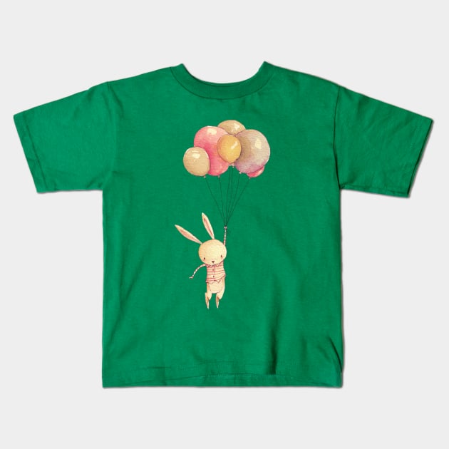 Bunny Kids T-Shirt by mikekoubou